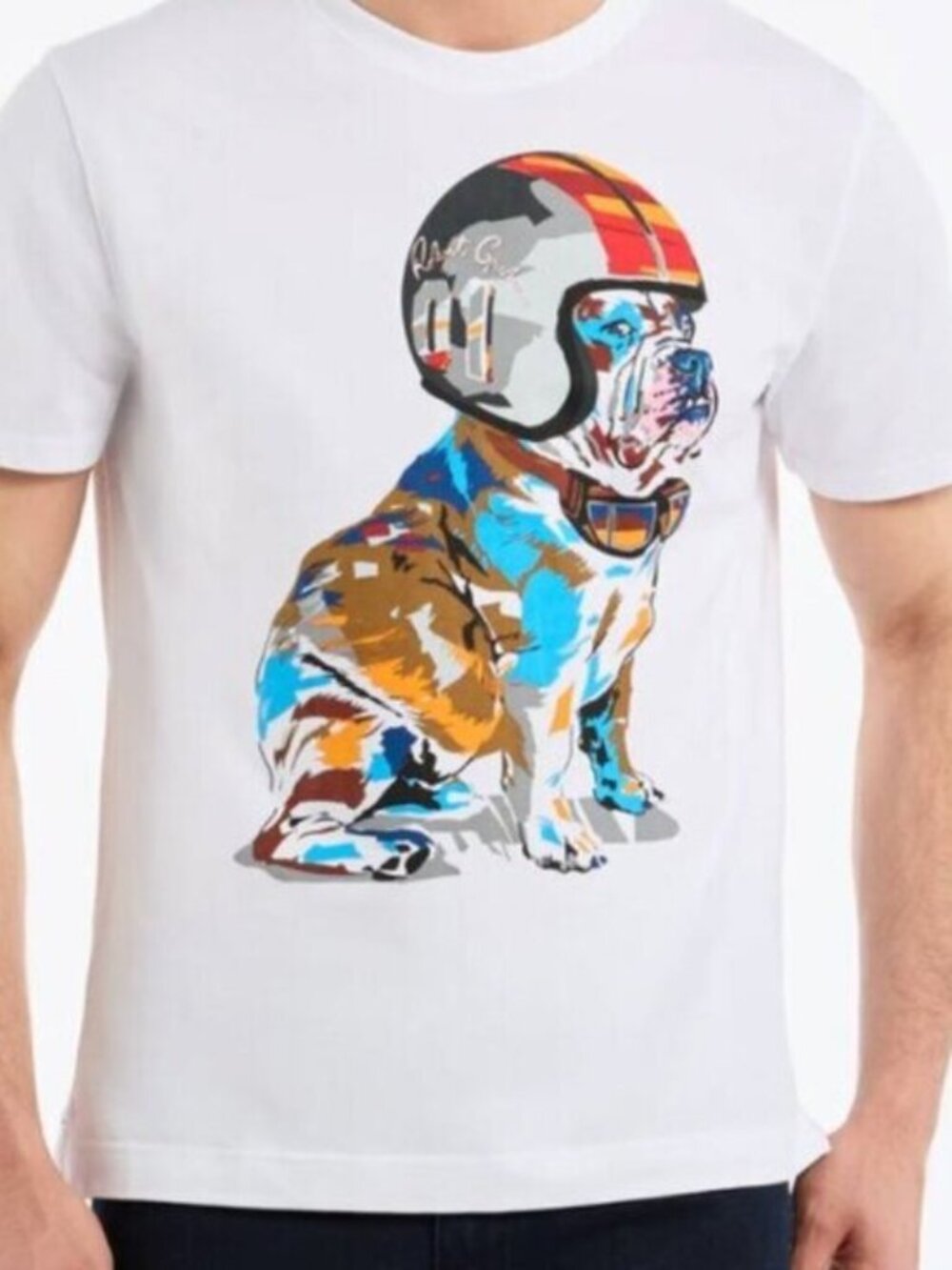 NWT RACER GRAHAM SHORT SLEEVE T-SHIRT Classic White XS